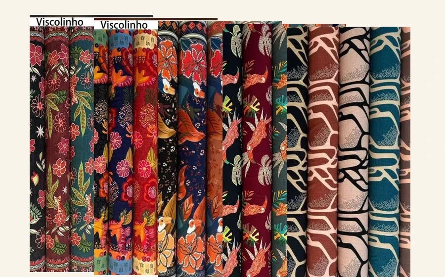 Coleção de tecidos estampados Magnum Tecidos